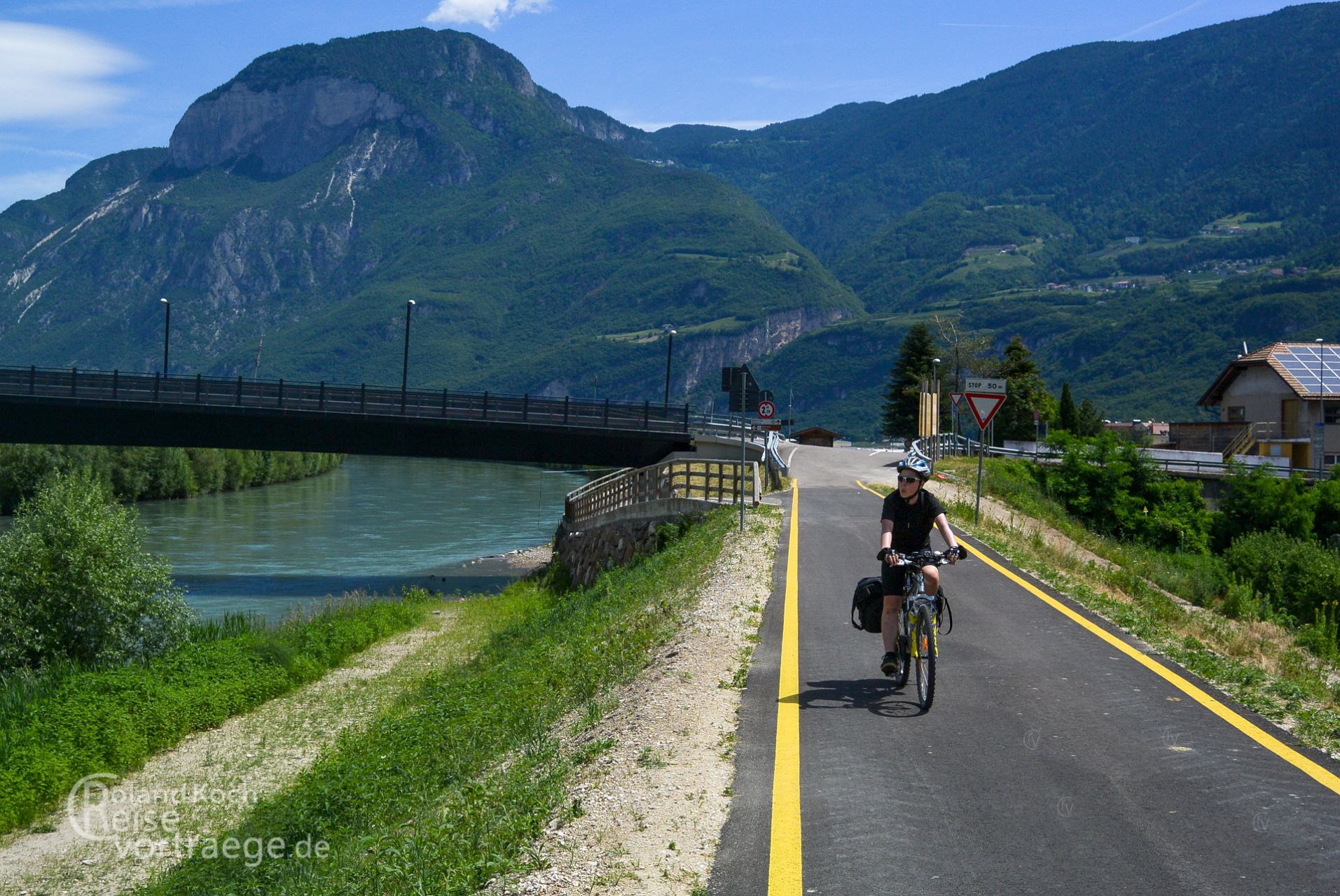 mit Kindern per Rad über die Alpen, Via Claudia Augusta, Etschradweg